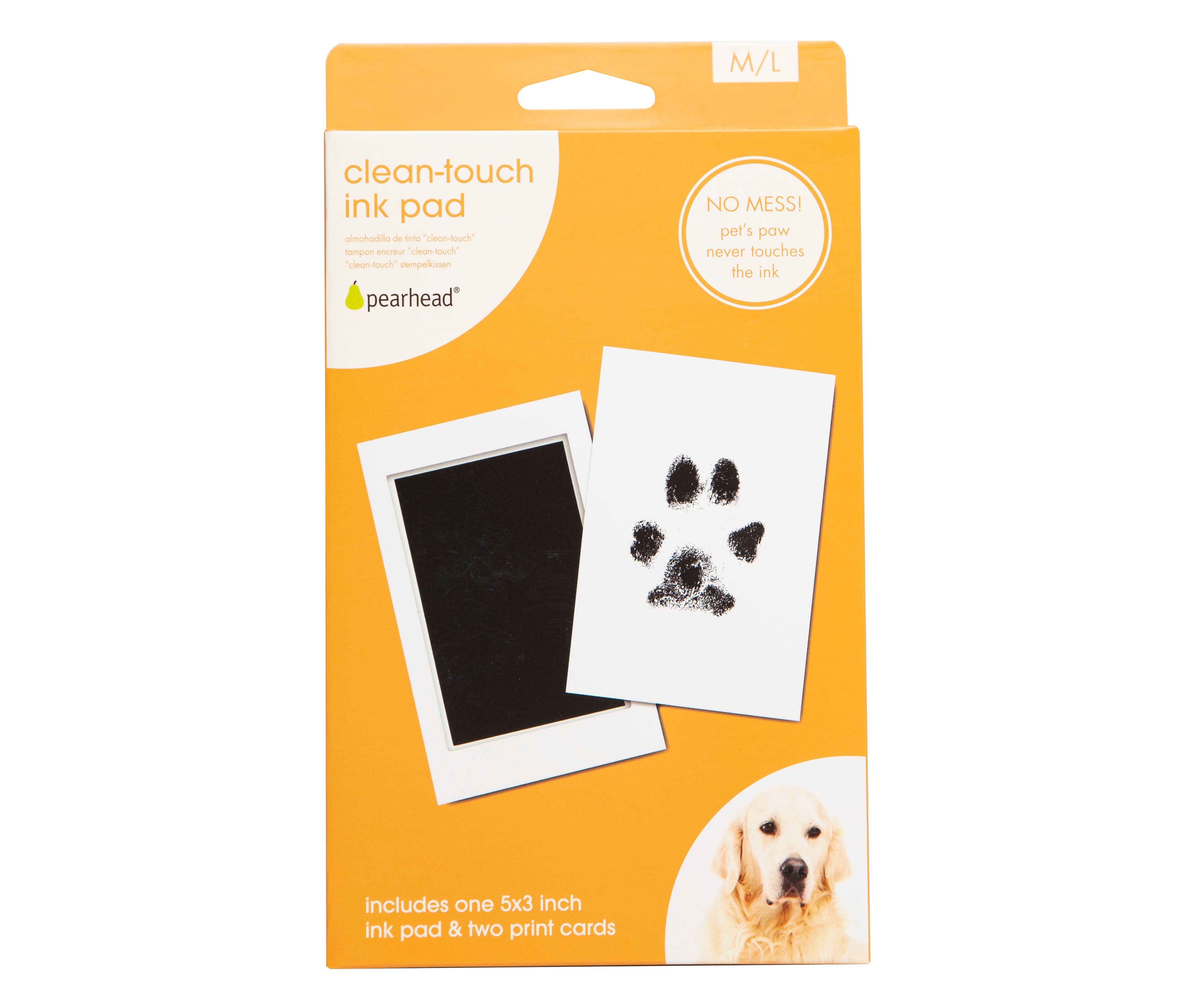 Pet Pawprint Clean-Touch Ink Pad, Medium/ Large, Black – Chateau de MarMutt