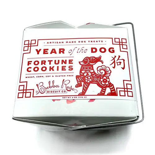 Fortune Cookie Box Dog Treats