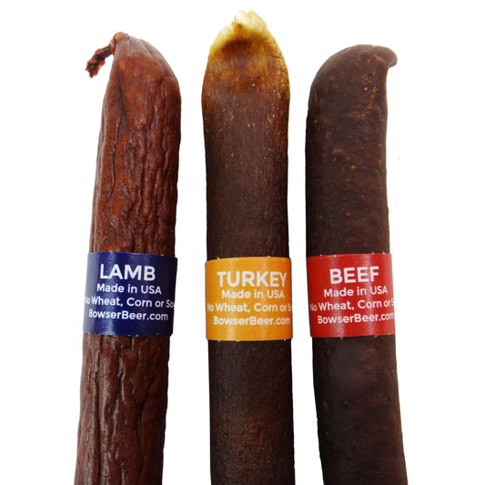 Bowser Doggie Sausage Cigar (Turkey, Beef, or Lamb)